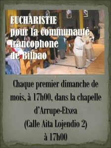 cartel misa francofona