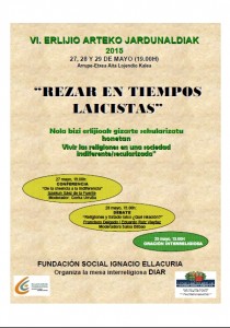 Cartel jornadas interrelig 2015