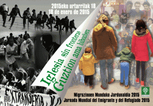Cartel Jornada emigrado refugiado diocesis