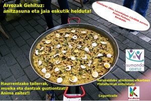 cartel sumando arroces eusk